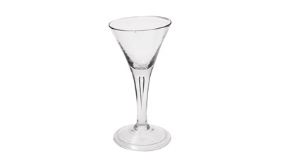 Lot 841 - Trumpet-shaped wine glass
