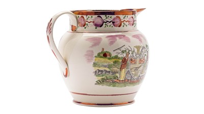 Lot 811 - Sunderland Scott's pottery jug