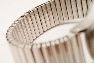 Lot 1018 - Omega British Military: A stainless steel cased manual wind wristwatch and medals