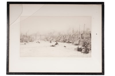 Lot 536 - William Lionel Wyllie - The Quayside at Newcastle Upon Tyne | drypoint