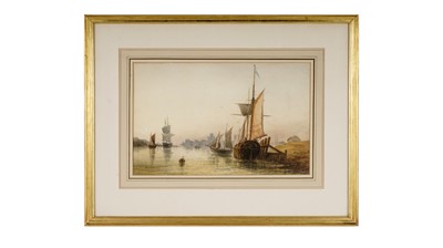 Lot 570 - John Wilson Carmichael - A Ketch Sets Out from Harbour | watercolour