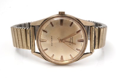 Lot 548 - A 9ct yellow gold cased Rotary wristwatch