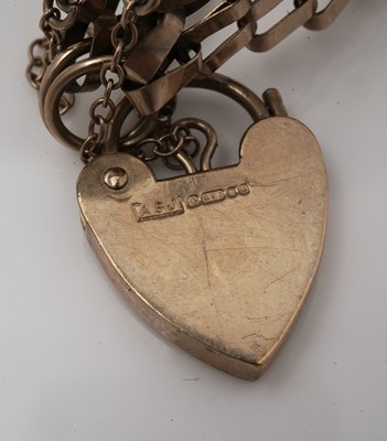 Lot 549 - Two gold bracelets