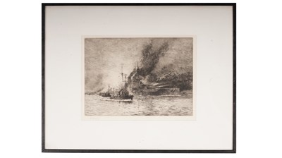 Lot 542 - William Lionel Wyllie - ‘The Dardanelles’ | drypoint