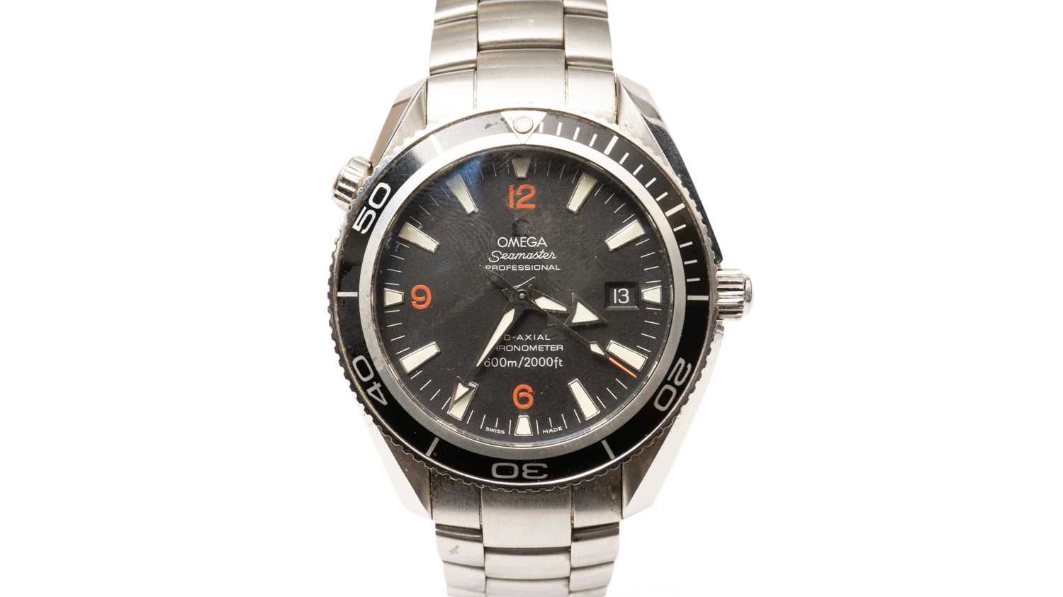 Lot 1014 - Omega Seamaster Professional Planet Ocean: a stainless steel cased automatic wristwatch