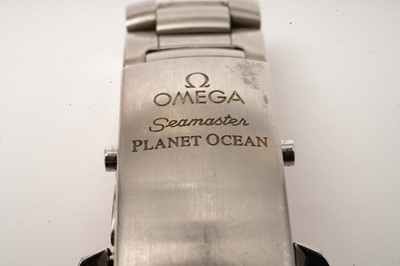 Lot 1014 - Omega Seamaster Professional Planet Ocean: a stainless steel cased automatic wristwatch