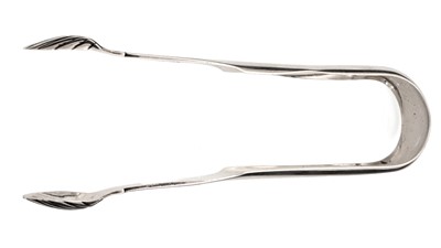 Lot 52 - A pair of sugar tongs by Mark Hinchcliffe, Dumfries