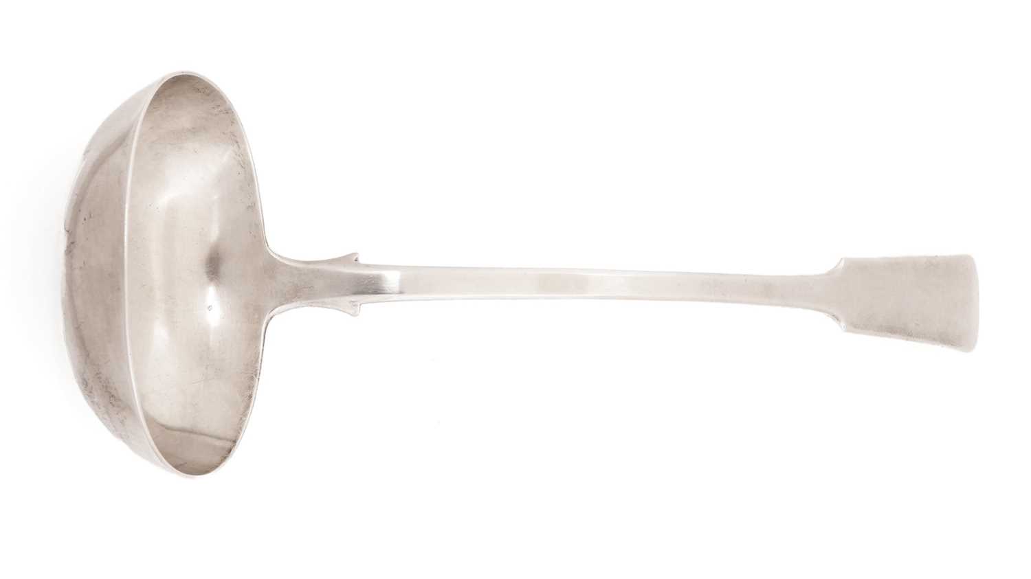 Lot 63 - A soup ladle by J. O'Raily of Dumfries