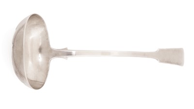 Lot 63 - A soup ladle by J. O'Raily of Dumfries