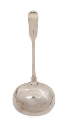 Lot 63 - A soup ladle by J. O'Raily of Dumfries