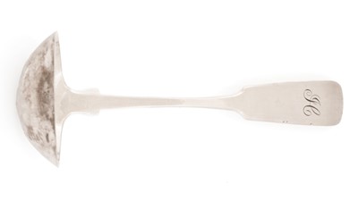 Lot 71 - A toddy ladle by John Mackie, Ellon
