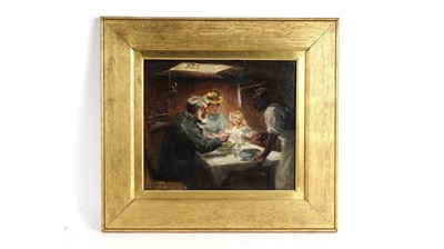 Lot 640 - Ralph Hedley - The Skipper's Guest | oil