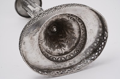 Lot 1400 - An early 19th Century candlestick