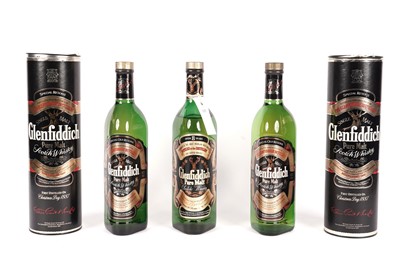 Lot 205 - Three bottles of Glenfiddich Scotch Whisky