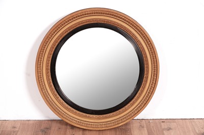 Lot 117 - A mid 19th Century wall gilt wood wall mirror by William Froom
