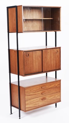 Lot 860 - Avalon: a teak wall unit
