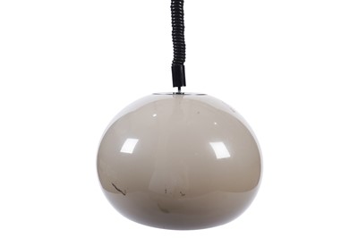 Lot 889 - A 1970's Guzzini rise and fall hanging pendant light