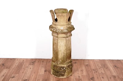 Lot 65 - A Victorian style pottery chimney pot