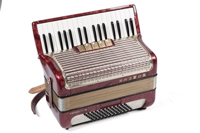 Lot 168 - A Hohner Concerto III piano accordion