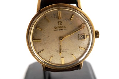 Lot 1026 - Omega Seamaster de Ville: a gold cased wristwatch