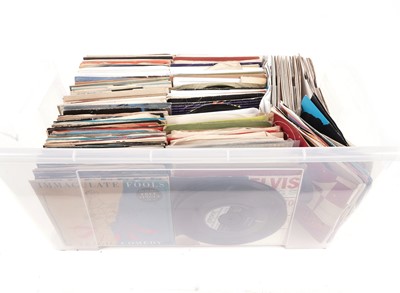 Lot 157 - A box of mixed 7" singles
