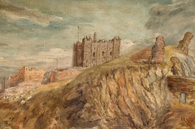 Lot 104 - 19th Century British School - Shipwreck Beneath Bamburgh Castle | oil