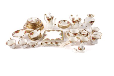 Lot 317 - A Royal Albert ‘Old Country Roses’ pattern part tea and dinner service