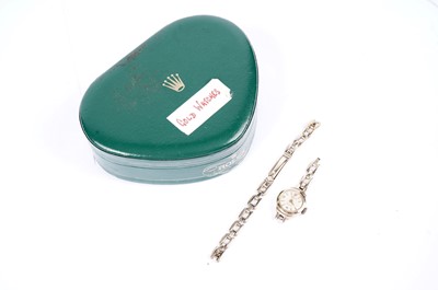 Lot 507 - A Rolex gold manual wind cocktail wristwatch