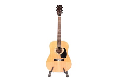Lot 390 - A Fender F-65 acoustic guitar
