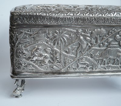 Lot 1395 - A late 19th Century Indian casket