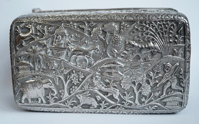 Lot 1395 - A late 19th Century Indian casket