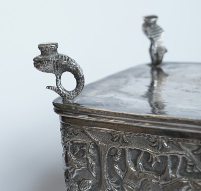 Lot 1395 - A late 19th Century Indian casket
