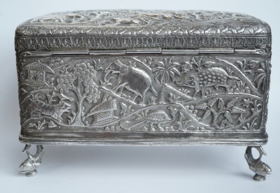 Lot 1395 - A late 19th Century Indian casket