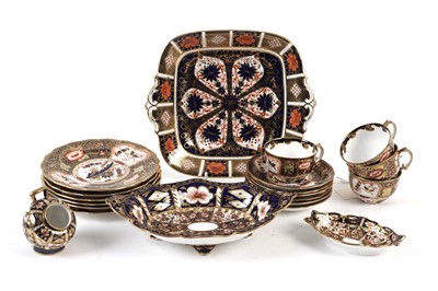 Lot 216 - Royal Crown Derby porcelain tea ware and other items