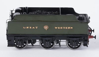 Lot 2 - A metal kit-built 0-gauge 4-4-0 locomotive and six-wheel tender