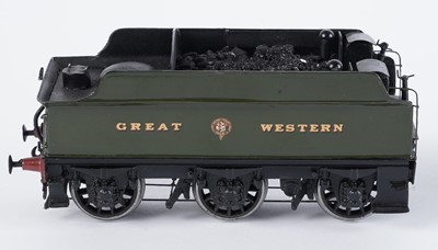 Lot 2 - A metal kit-built 0-gauge 4-4-0 locomotive and six-wheel tender