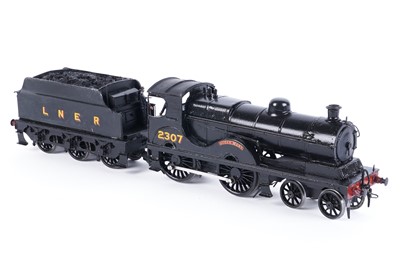 Lot 7 - A metal kit-built 0-gauge 4-4-0 locomotive and six-wheel tender
