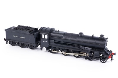 Lot 9 - A metal kit-built 0-gauge 4-6-0 locomotive and six-wheel tender