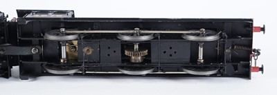 Lot 12 - A metal kit-built 0-gauge 0-6-0 locomotive and six-wheel tender