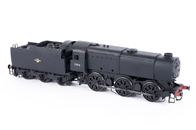 Lot 13 - A metal kit-built 0-gauge 0-6-0 locomotive and six-wheel tender