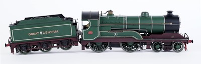 Lot 15 - A fine 0-gauge 4-4-0 locomotive and six-wheel tender