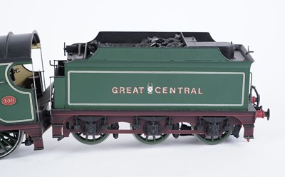 Lot 15 - A fine 0-gauge 4-4-0 locomotive and six-wheel tender