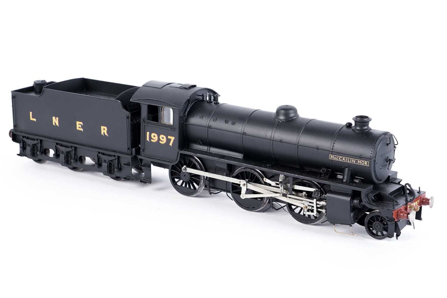 Lot 19 - The Right Price Railway Company metal kit-built 0-gauge 4-6-0 locomotive and six-wheel tender