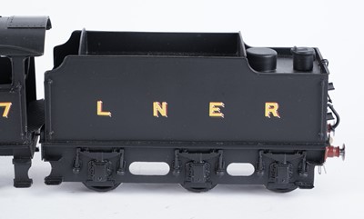 Lot 19 - The Right Price Railway Company metal kit-built 0-gauge 4-6-0 locomotive and six-wheel tender