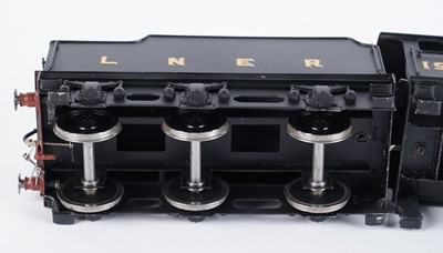 Lot 19 - The Right Price Railway Company metal kit-built 0-gauge 4-6-0 locomotive and six-wheel tender