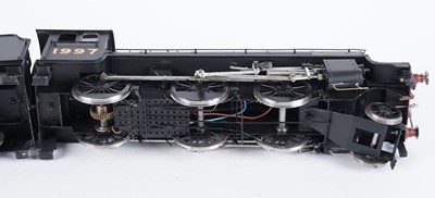 Lot 19 - The Right Price Railway Company metal kit-built 0-gauge 4-6-0 locomotive and six-wheel tender