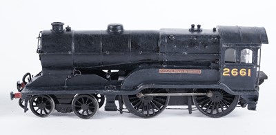 Lot 20 - A metal kit-built 0-gauge 4-4-0 locomotive and six-wheel tender