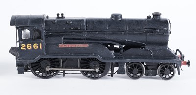 Lot 20 - A metal kit-built 0-gauge 4-4-0 locomotive and six-wheel tender