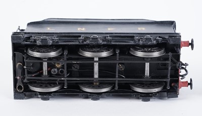 Lot 20 - A metal kit-built 0-gauge 4-4-0 locomotive and six-wheel tender