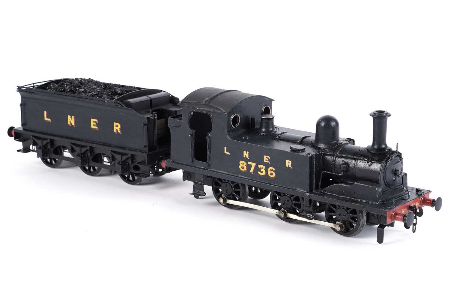 Lot 31 - A metal kit-built 0-gauge 0-6-0 locomotive